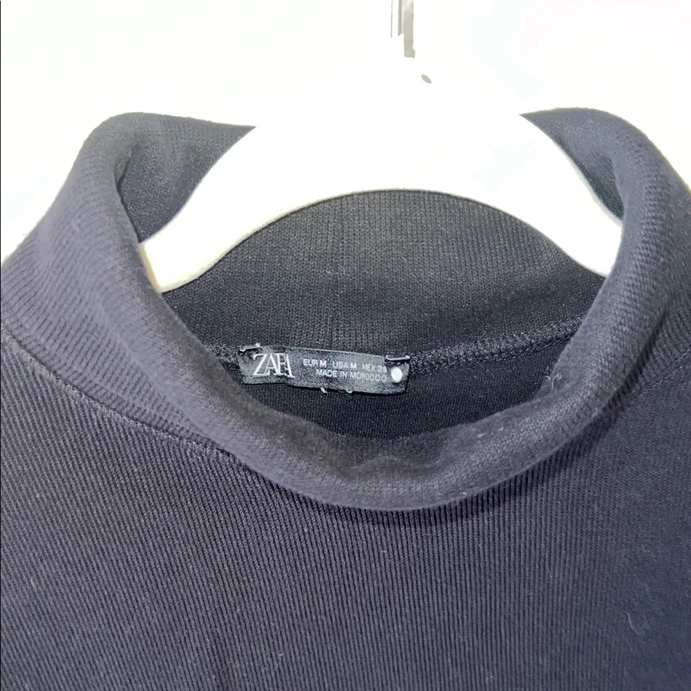 Zara Black Turtleneck Sweater Women’s Size M - Picture 3 of 4
